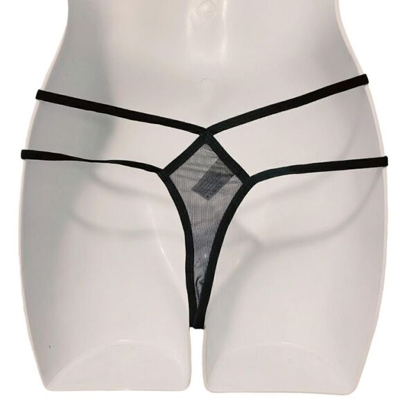 2/$20 Brand new dark green rose panties underwear T-backs - Picture 3 of 4